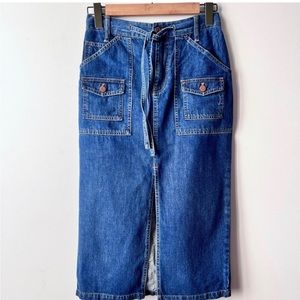 Madewell Denim Cargo Skirt